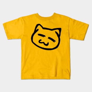 Cat smile, toddler artstyle Kids T-Shirt